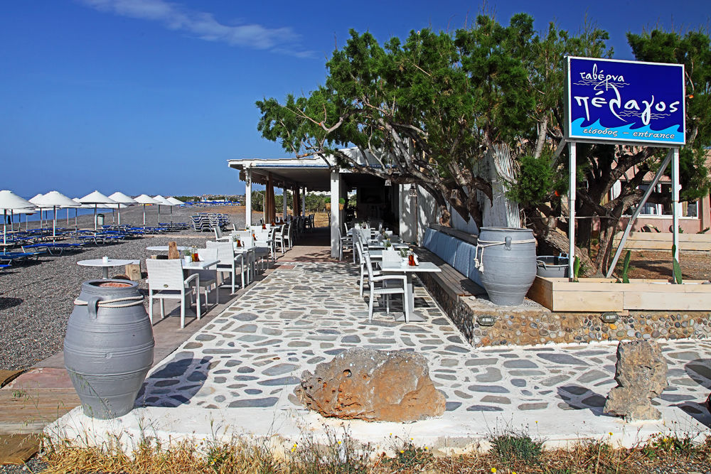 Coriva Beach Hotel & Bungalows Koutsounari Restaurang bild
