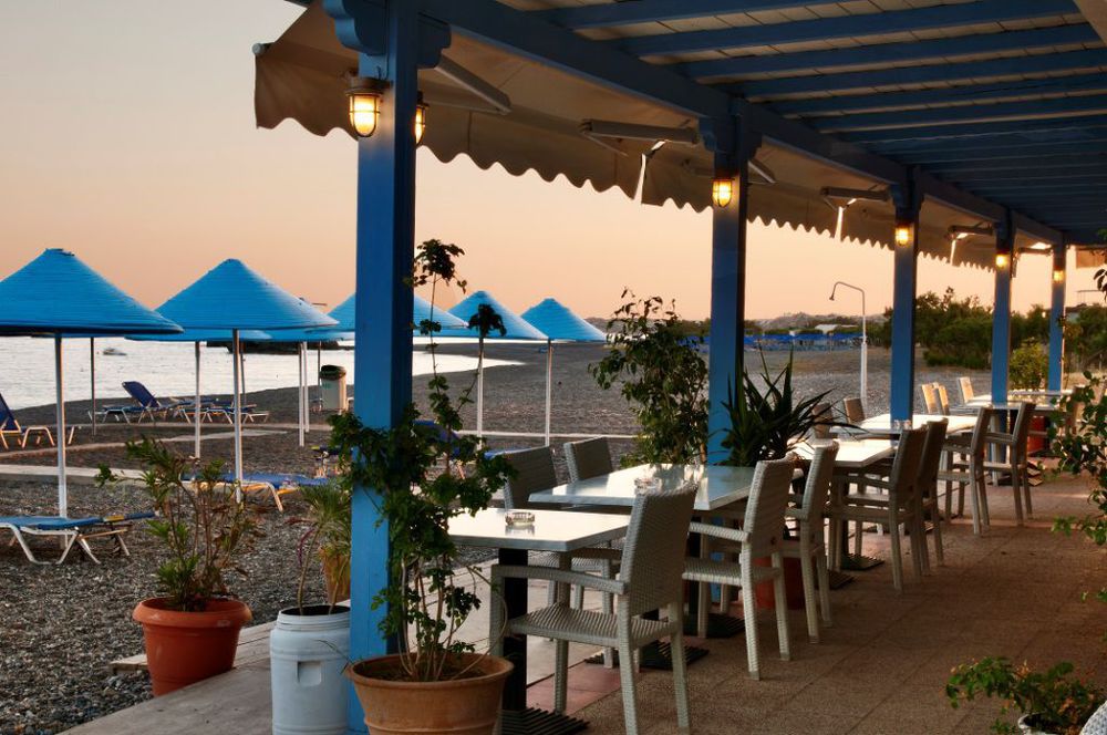 Coriva Beach Hotel & Bungalows Koutsounari Restaurang bild